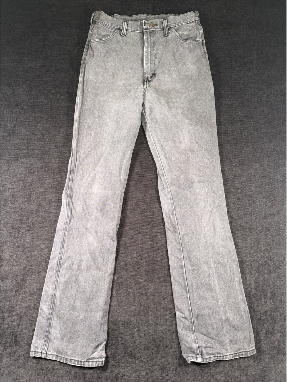 Wrangler Men's Regular Fit Gray Jeans Size 32x36